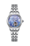 Citizen PR1040-88N Beginning Blue Series Blue Mother Of Pearl Dial Stainless Steel Band Automatic Lady's Watch