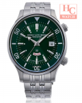 ORIENT RA-AA0D03E WEEKLY AUTO 70TH ANNIVERSARY KING DIVER GREEN DIAL SILVER BRACELET WATCH