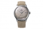 ORIENT: Mechanical Classic Watch, Leather Strap - 38.4mm (RA-AC0M07N) Limited Dove grey
