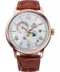 Orient Bambino RA-AK0801S30B Mechanical Classic Watch Leather Strap 41.5mm Sapphire Glass Watch