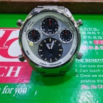 Seiko SFJ009P1 Prospex Speedtimer Panda Chronograph Solar Men's Watch