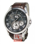 SEIKO Man Premier SNP025P1 Kinetic Perpetual Calendar ST.Steel Gray Watch