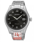 Seiko SPB037J1 Presage Classic Automatic Black Ripple Dial Men's Watch