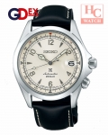 SEIKO Prospex Alpinist SPB119J1 White Dial Automatic Black Leather Strap Watch