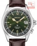 Seiko Prospex  Alpinist Green Men's Leather Watch SPB121J1 Analog Men's Watch