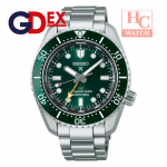 Seiko Prospex SPB381J1 'Marine Green' Automatic Traveller GMT Stainless Steel Bracelet divers watch