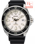 Seiko Prospex SRPE37K1 King Samurai Auto Diver's White Dial Black Rubber