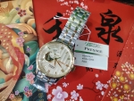 Seiko Presage SSA464J1 Zen Garden Sakura Golden Sands Open Heart Automatic 41.8mm Men Watch