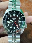 Seiko 5 Sports SKX Series SSK035K1 Green Dial GMT Automatic Watch